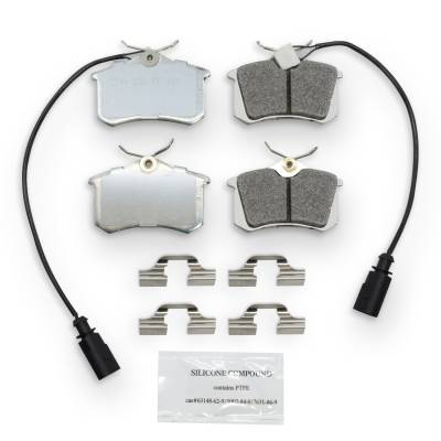 NRS Brakes - NRS Brakes NS1017 REAR Disc Brake Pad Set for Audi Volkswagen