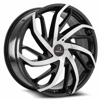 Cavallo - Cavallo CLV-29249061351397+25BM CLV-29 24x9 6x135/5.5 25mm Black/Machined