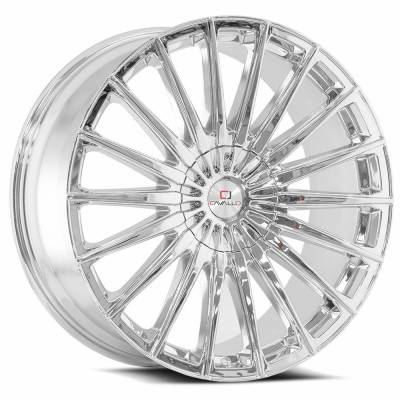 Cavallo - Cavallo CLV-34228551143120+38NC CLV-34 Wheel 22x8.5 5x4.5 5x120 38mm Chrome
