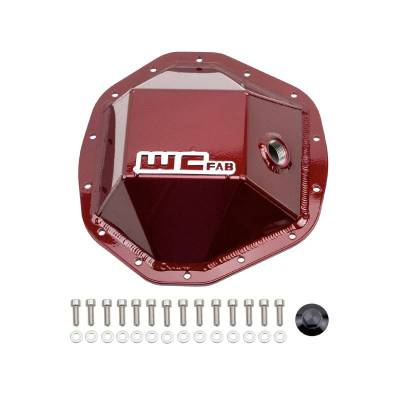 Wehrli Custom Fabrication - Wehrli WCF100114-RED Rear Differential Cover for 20-25 Duramax/19-24 Cummins