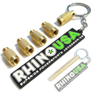 Rhino USA - Rhino USA RNO-TIRE-DEFLTR-KYCHN 0-60 Psi Tire Deflator Keychain