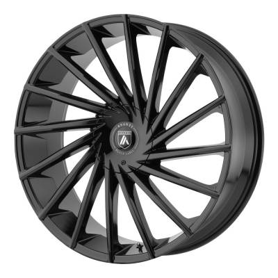 Asanti - Asanti Black ABL-18 MATAR 22x9 BLANK 15mm Gloss Black ABL18-22900015GB