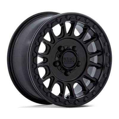 KMC Powersports - KMC Powersports KS239 IMPACT BEADLOCK 15x10 4x156 0mm Black KS239MX15104400