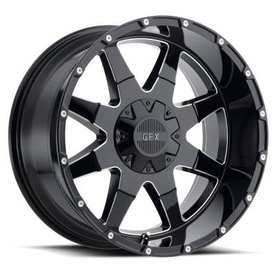 Voxx - Voxx D-59036 TR12 17x9 6-135/139.7 et12 CB87.1 Gloss Black Milled