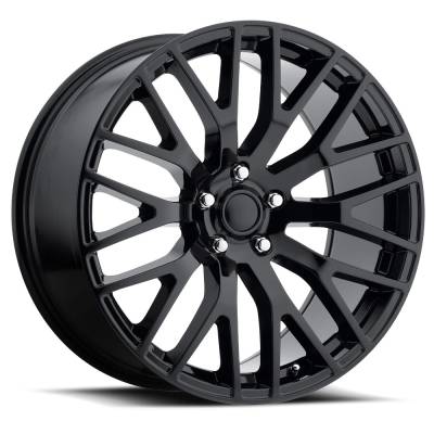 Voxx - Voxx D-48304 Mustang Perf 19x9.5 5-114.3 et52.5 CB70.6 Gloss Black