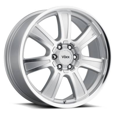 Voxx - Voxx D-106573 Turin 17x8.5 6-132/139.7 et39 CB93.2 Silver Machined Face & Lip