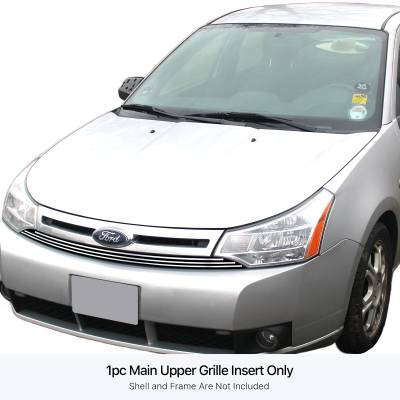 APS - APS Stainless Billet Grille-Polish 08-11 Ford Focus GR06FFF62S