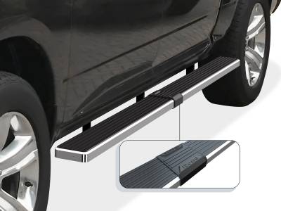 APS - APS IB04WBJ8SC IStep W2W 5" Running Boards-Brushed for 09-18 Ram 1500 Crew