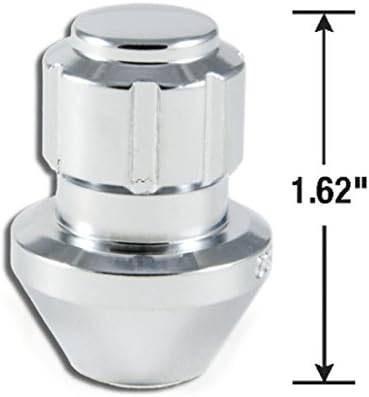 Gorilla Automotive - Gorilla 96641DX-K65 Chrome 4PC Factory-Style Wheel Lock Lug Set M14x1.5