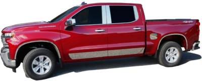 Quality Automotive Accessories - QAA SGC56184 2Pc Chrome ABS Grille Overlay for 2016-2018 Chevy Silverado