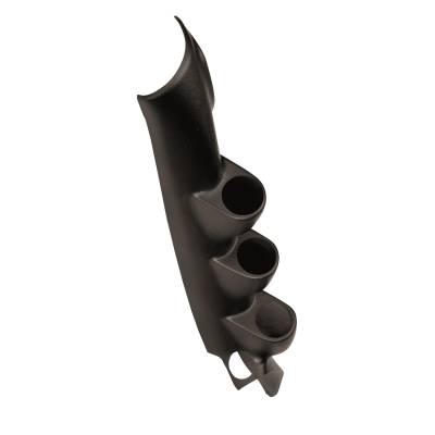 AutoMeter - AutoMeter 12213 Triple Pod A-Pillar Mount Black 2-1/16" 97-02 Camaro/Firebird