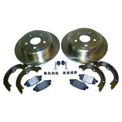 Crown Automotive Jeep Replacement - Crown 52060147K Rear Disc Brake Service Kit for 07-18 Jeep Wrangler JK