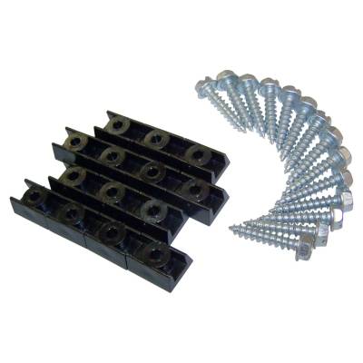Crown Automotive Jeep Replacement - Crown Automotive 5AHRRKIT Fender Flare Hardware Kit for 87-95 Jeep Wrangler YJ