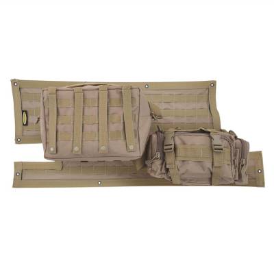 Smittybilt - Smittybilt 5662224 Gear Tailgate Cover Storage System Tan for 97-06 Wrangler TJ