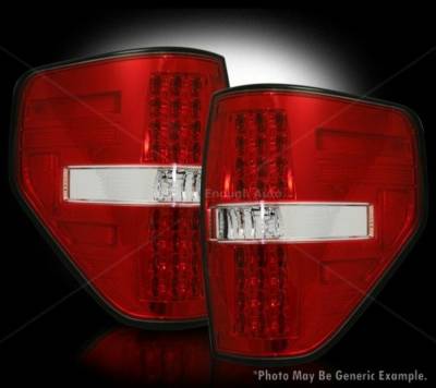Recon - Recon 264168RD Ford RAPTOR Side LED Taillights Red Lens