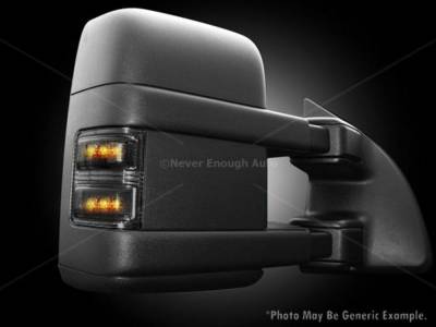 Recon - Recon 264140BK Ford F350 Superduty Side Mirror Lenses 2Pc Set Smoked Lens