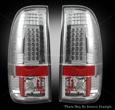 Recon - Recon 264172CL Ford F250 Superduty Side LED Taillights Clear Lens
