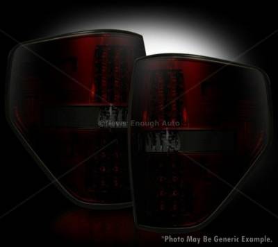 Recon - Recon 264168RBK Ford RAPTOR Side LED Taillights Dark Red Smoked Lens