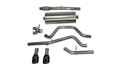 Corsa Performance - Corsa Performance 14870BLK Sport Cat-Back Exhaust System