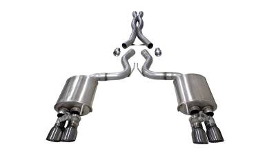 Corsa Performance - Corsa Performance 21001GNM Touring To Xtreme Cat-Back Exhaust System