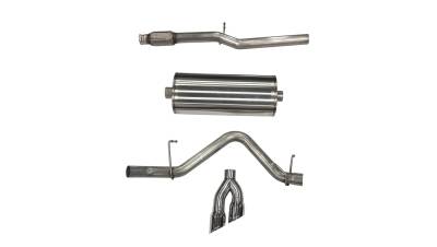 Corsa Performance - Corsa Performance 21030 Sport Cat-Back Exhaust System for 19-25 Silverado/Sierra