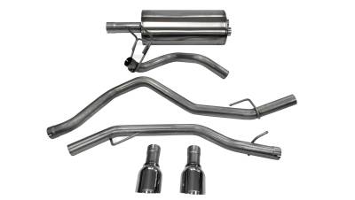 Corsa Performance - Corsa Performance 14405 Sport Cat-Back Exhaust System for 1500 1500 Classic