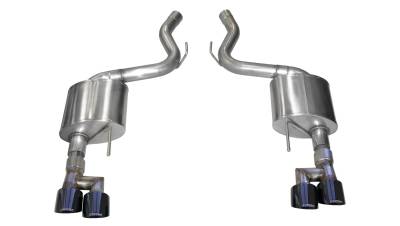 Corsa Performance - Corsa Performance 21039BLK Sport Axle-Back Exhaust System for 18-20 Mustang
