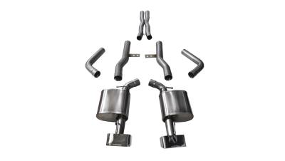 Corsa Performance - Corsa Performance 14994 Xtreme Cat-Back Exhaust System for 15-22 Challenger