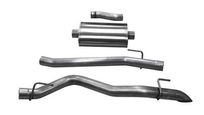 Corsa Performance - Corsa Performance 21061 Sport Cat-Back Exhaust System for 20-21 Gladiator