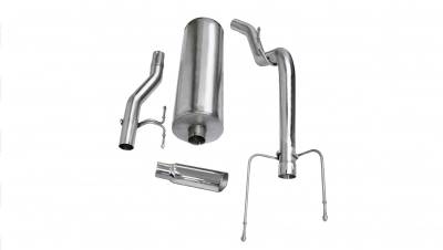 Corsa Performance - Corsa Performance 24403 Sport Cat-Back Exhaust System for 04-05 Ram 1500