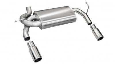 Corsa Performance - Corsa Performance 24412 Sport Axle-Back Exhaust System for 07-18 Wrangler JK