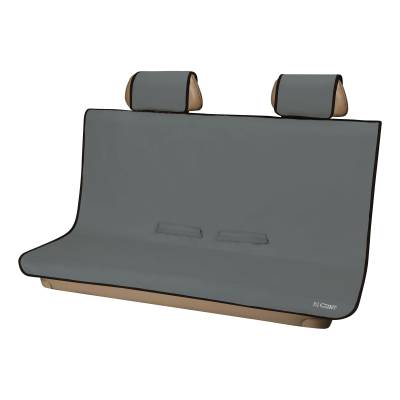 CURT - Seat Defender 58" x 55" Removable Waterproof Grey Bench Seat Cover