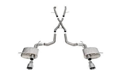 Corsa Performance - Corsa Performance 21196 Xtreme Cat-Back Exhaust System for 21-23 Durango