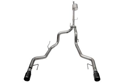 Corsa Performance - Corsa Performance 21184BLK Sport Cat-Back Exhaust System for 23-25 Ford F150