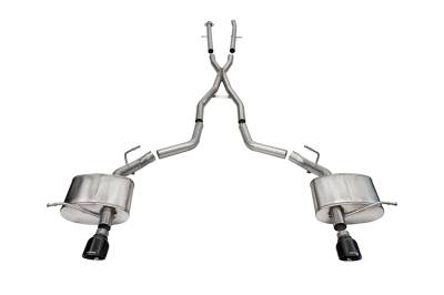 Corsa Performance - Corsa Performance 21186BLK Xtreme Cat-Back Exhaust System for 11-23 Durango