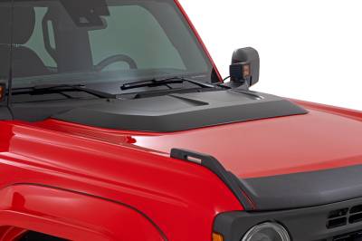 Rough Country Suspension Systems - Rough Country Cowl Hood Scoop-Matte Black 21-25 Ford Bronco HS30020
