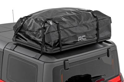 Rough Country Suspension Systems - Rough Country Fabricated Half Roof Rack Black 21-25 Bronco 4DR 88204