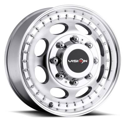 Vision Wheel - Vision Wheels 181Z Hauler 19.5x6.75 8x170 102mm Machined 181Z9670MF