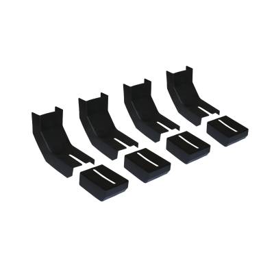 Raptor Series - Raptor RB-BKC4 Bracket Covers for Slide Track Running Boards 4Pc Set