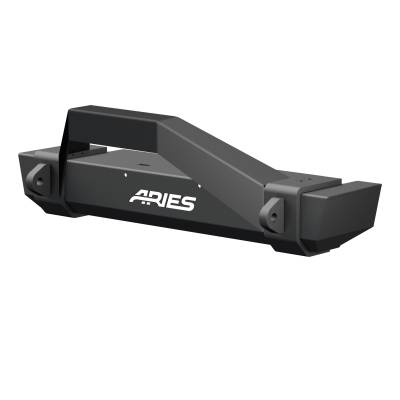 ARIES - ARIES 2186001 TrailCrusher Front Bumper w/Brush Guard for 97-06 TJ Wrangler