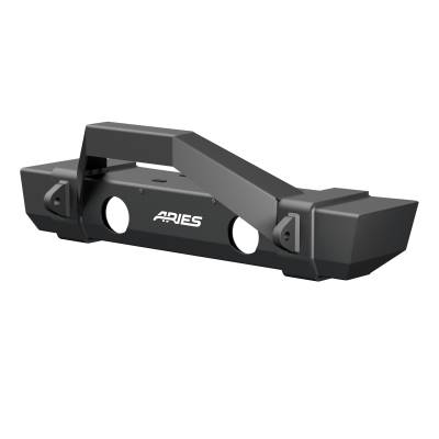 ARIES - ARIES 2186002 TrailCrusher Front Bumper w/Brush Guard