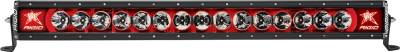 Rigid Industries - Rigid Industries Radiance Plus Straight 30" LED Light Bar White/Red 230023
