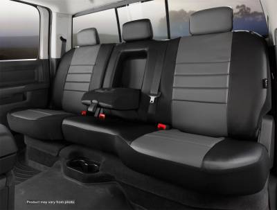 FIA - FIA SL62-80 GRAY LeatherLite Custom Seat Cover for 22-23 Ford F150
