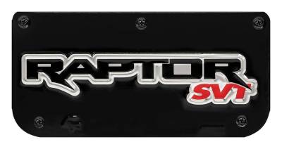 Gatorback - Gatorback Replacement 12" Mud Flap Plate Black Raptor Logo GB755776