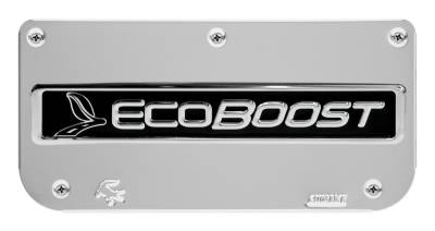 Gatorback - Gatorback Replacement 12" Mud Flap Plate Stainless EcoBoost Logo GB755648