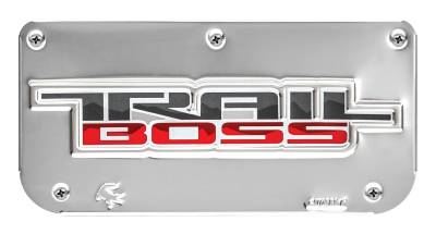 Gatorback - Gatorback Replacement 12" Mud Flap Plate Stainless Trail Boss Logo GB768143