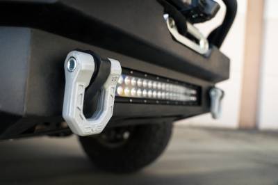 DV8 Offroad - DV8 Offroad UNSK-01GR Gray Elite Series 3/4" D-Ring Shackles Pair