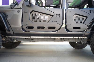 DV8 Offroad - DV8 Offroad SRJL-09 Rock Skins for 18-26 Jeep Wrangler JL 4DR