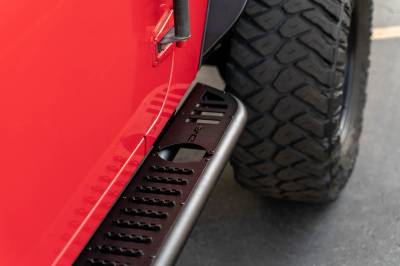 DV8 Offroad - DV8 Offroad SRJK-08 OE Plus Side Steps for 07-18 Jeep Wrangler JK 4DR