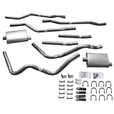 Thrush - Thrush 89024 Dual Exhaust System for 73-87 Chevy & GMC Trucks